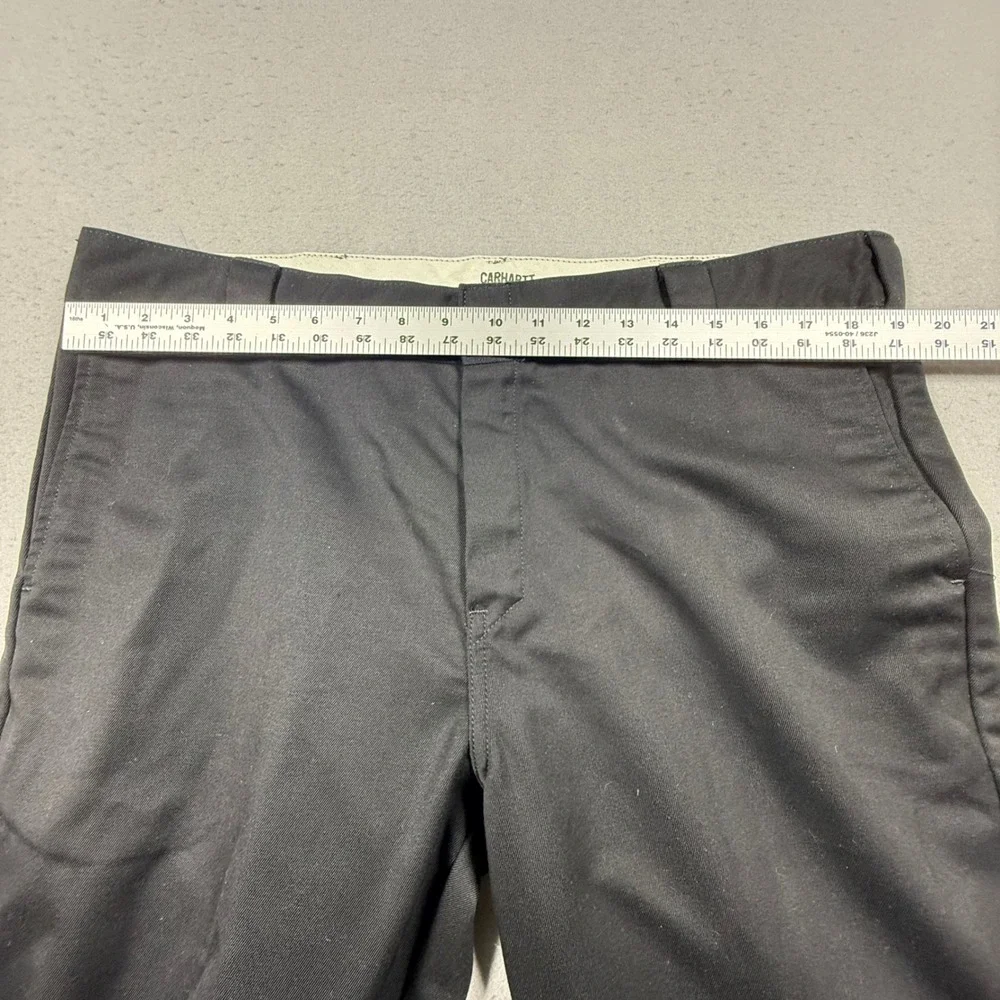 Carhartt WIP Mens Master Pant Black Twill Workwear Trousers 36x32